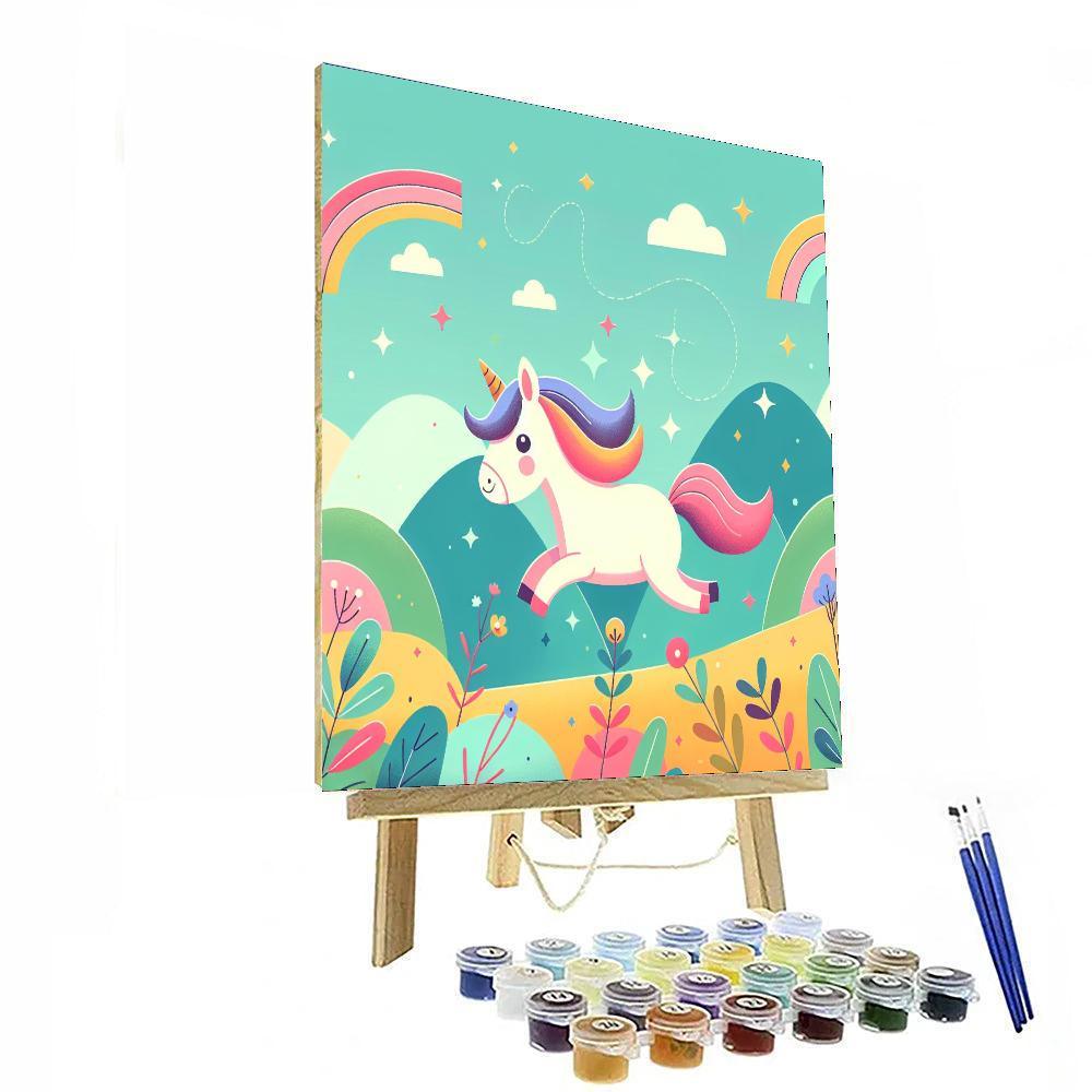 Enchanted Equine Encounter Paint By Numbers Art