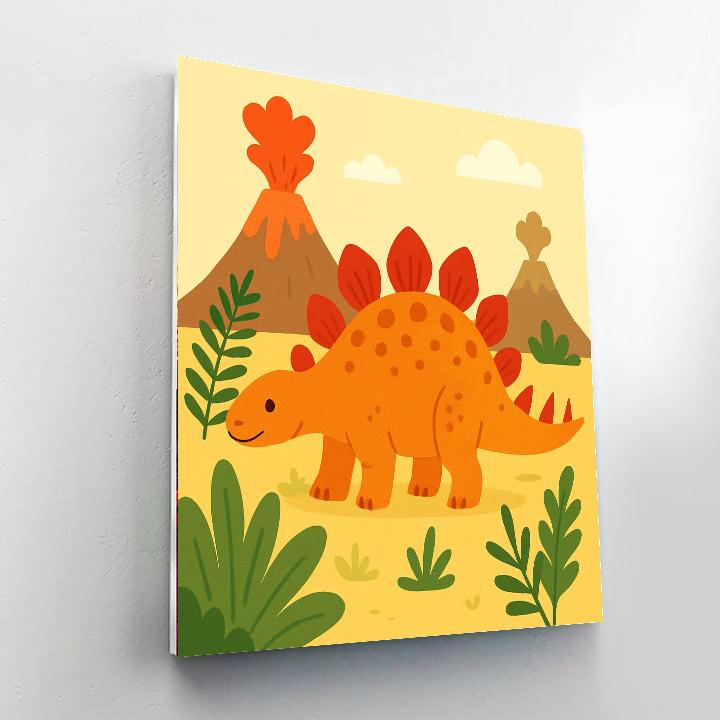 Prehistoric Dino World Numbered Painting Kits