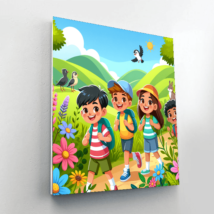 Incredible Nature Walks Number Painting