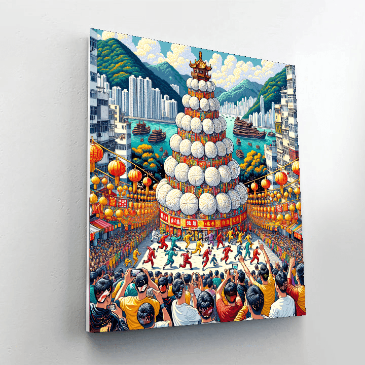 Cheung Chau Bun Festival - Hong Kong Number Painting
