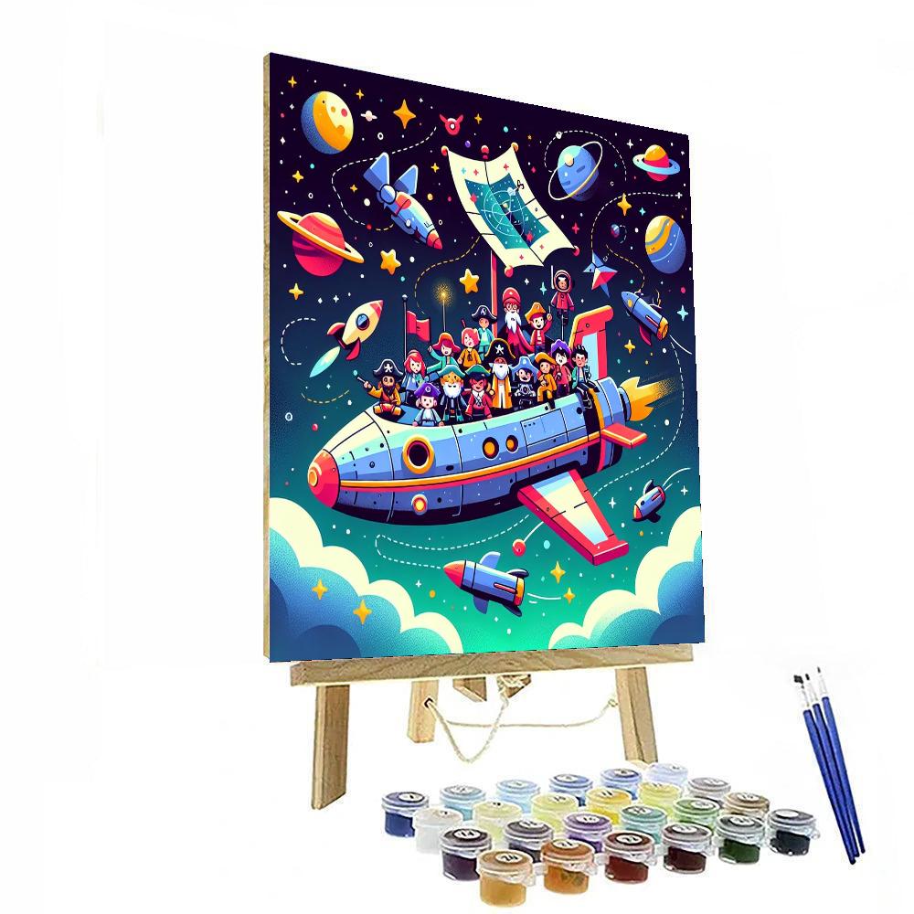 Space Pirate's Quest Numbered Painting Kits