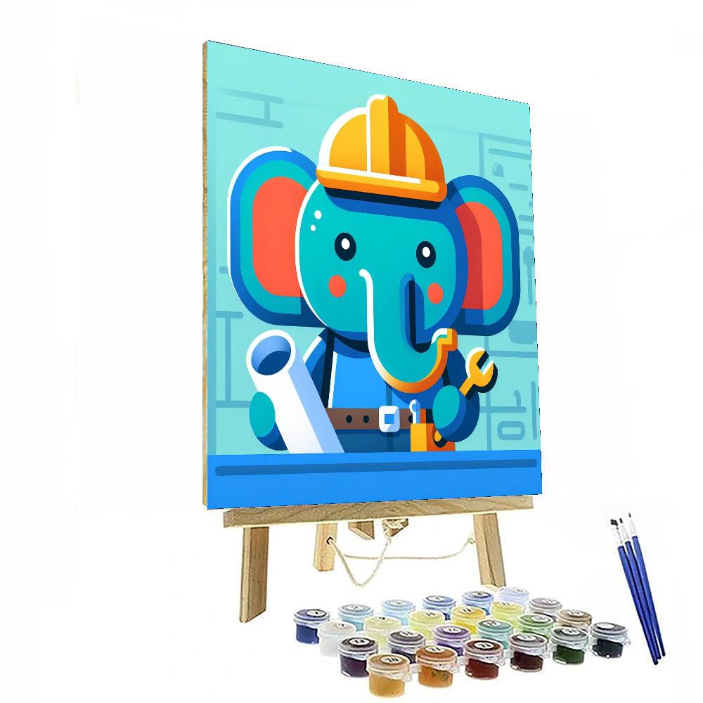 Elephant Engineer Expedition Paint By Numbers