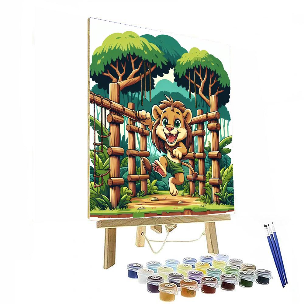 King Of The Jungle's Jungle Gym Paint By Numbers Kits