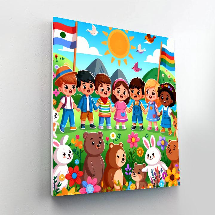 Wonderland Adventure With Animals Paint By Numbers Kits