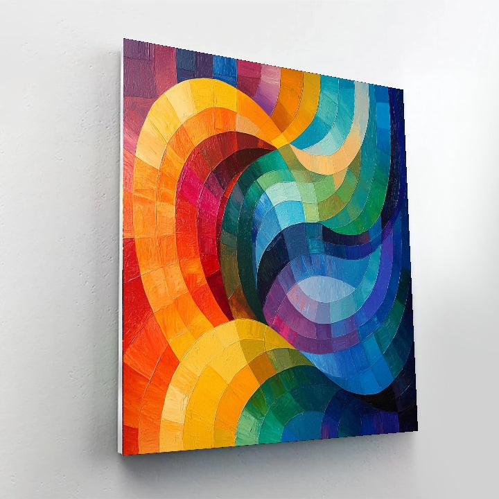 Paul Klee Inspired Flowing Inspirations  Painting Number Kit