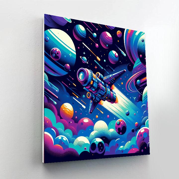 Galactic Mission Journey Numbered Painting Kits