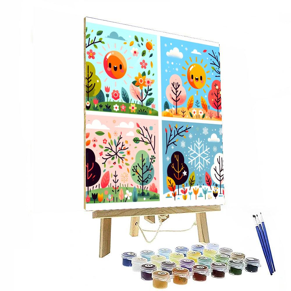 Seasonal Scenes Paint By Color