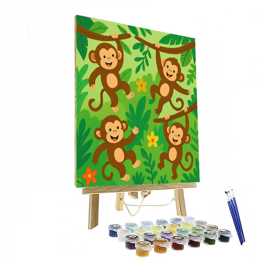 Exploring Monkeys Paint By Color