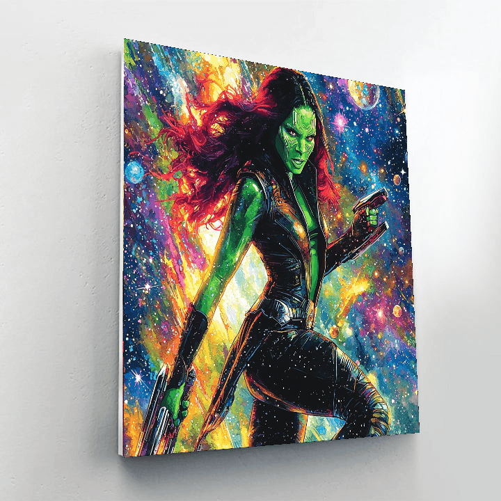 Zoe Saldana: The Galactic Guardian Of Two Universes Paint By Numbers Kits