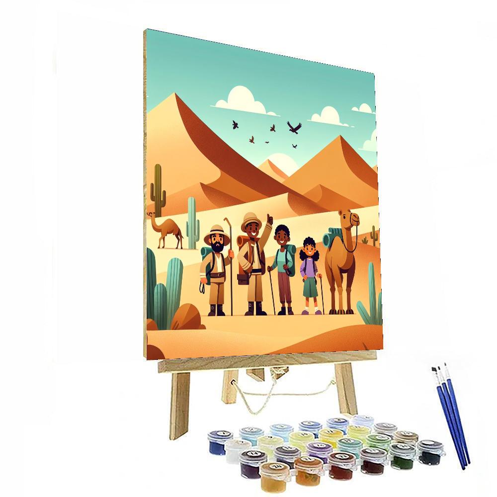 Desert Explorer Expedition DIY Paint By Numbers