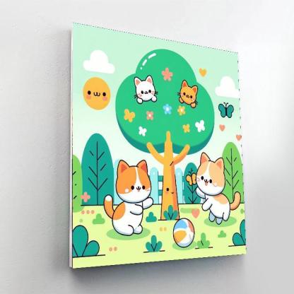 Curious Cat's Playground Paint By Numbers Kits