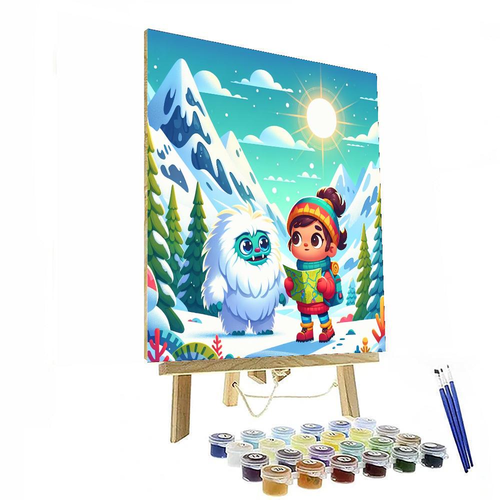 Mythical Mountain Adventure Painting Number Kit