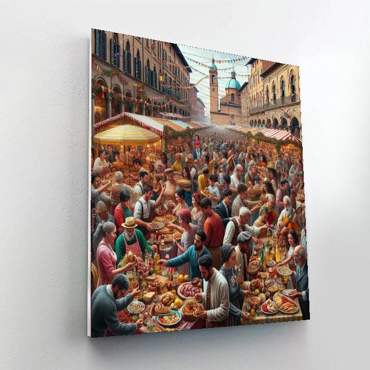 Bologna Fiera Di San Giovanni Painting Number Kit