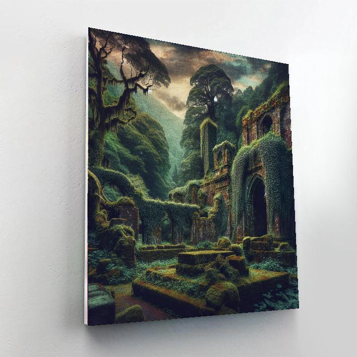 Mystical Ancient Ruins Numbered Painting Kits