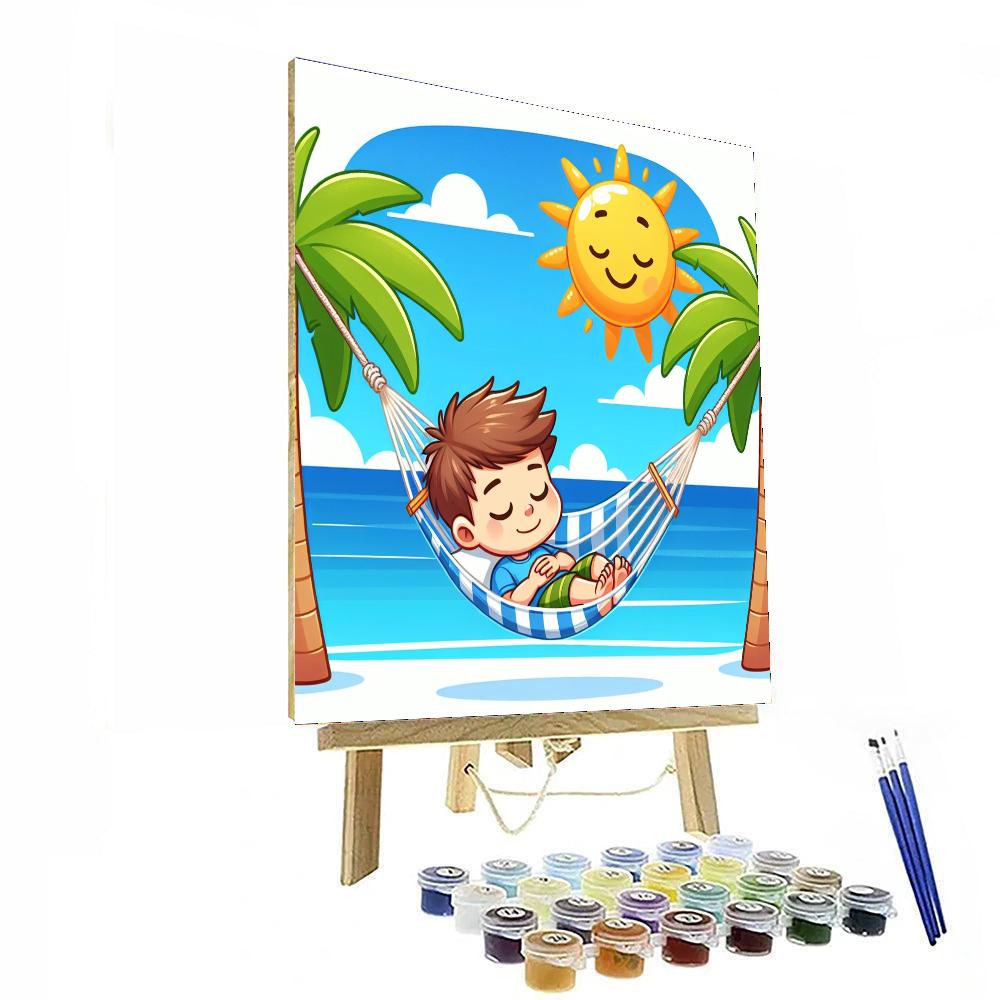Tropical Paradise Journey Paint By Numbers Art