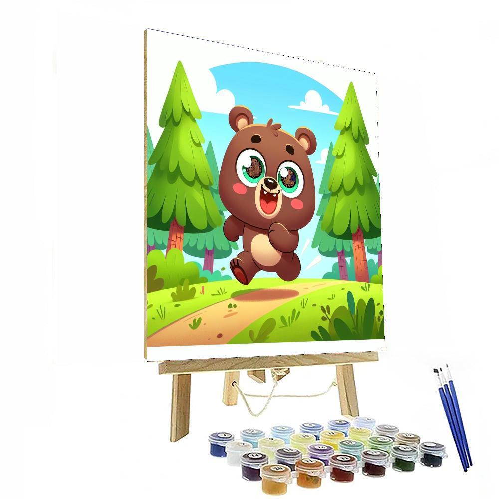 Bouncing Bear Numbered Painting Kits