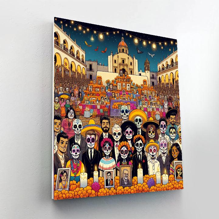 Día De Los Muertos - Oaxaca Painting Number Kit