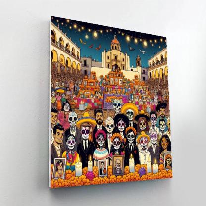 Día De Los Muertos - Oaxaca Painting Number Kit