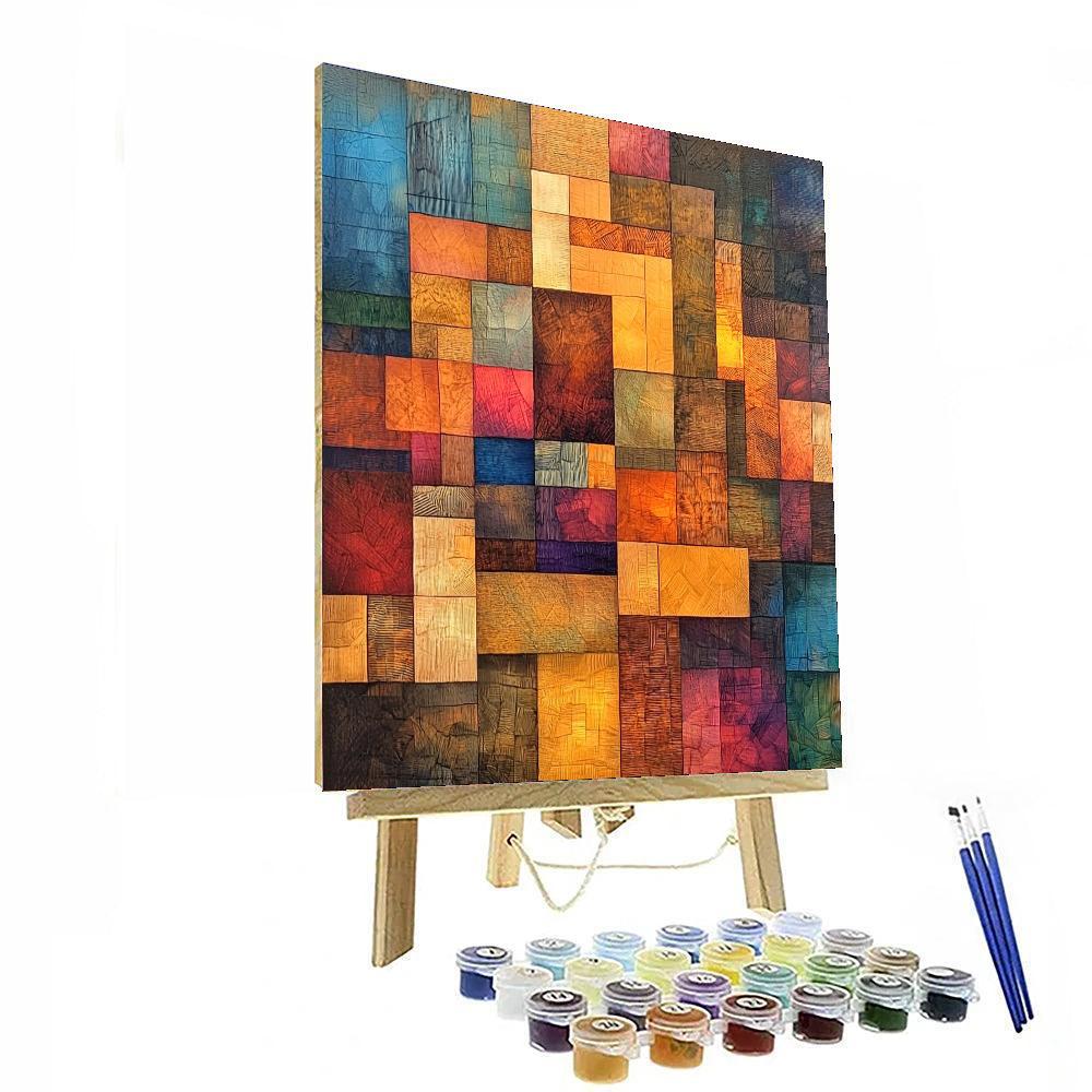 Paul Klee Inspired Woven Dreams  Painting Number Kit