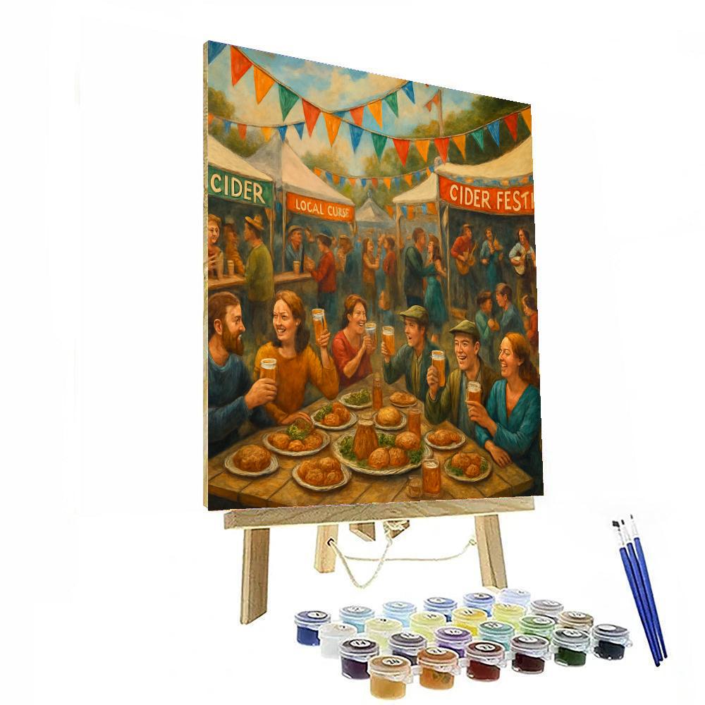 Famous Cider Festival - United Kingdom Paint By Numbers