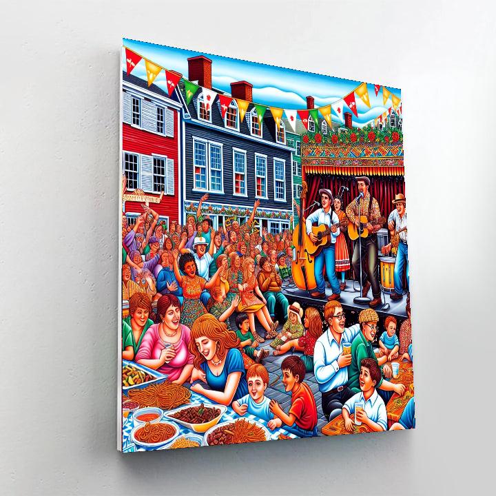 Jubilee Day - Canada Paint By Color