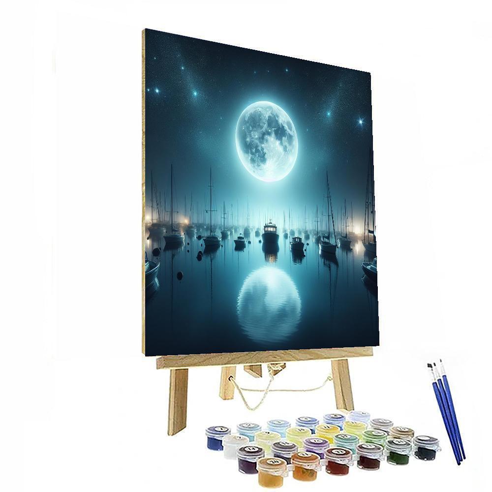 Dreamy Harbor Reflections Painting By Numbers Kit