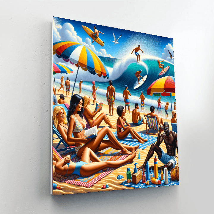 Breezy Beach Days Paint By Number