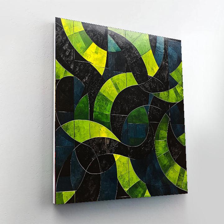 Kazimir Malevich Inspired Quantum Patterns  Numbered Painting Kits