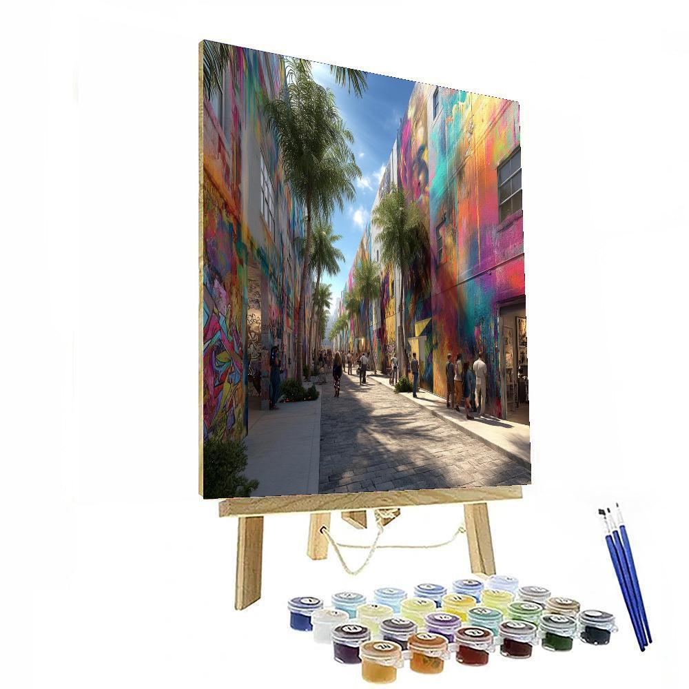 Street Art Tour In Wynwood DIY Paint By Numbers