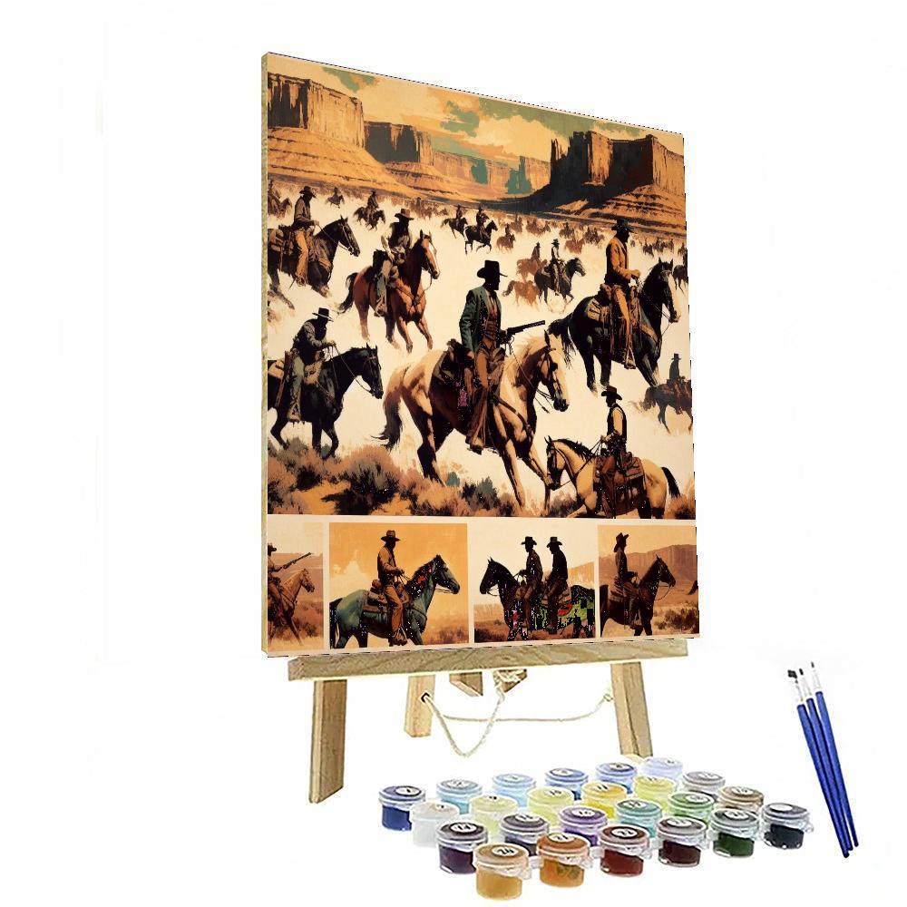 Adventure In The Wild West Paint By Numbers Art