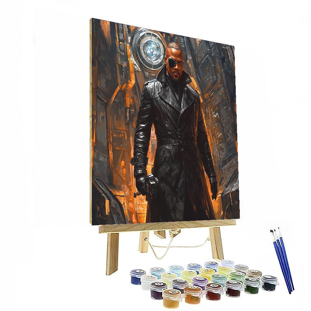 Samuel L. Jackson: The Stoic Fury Of Nick Fury Paint By Color