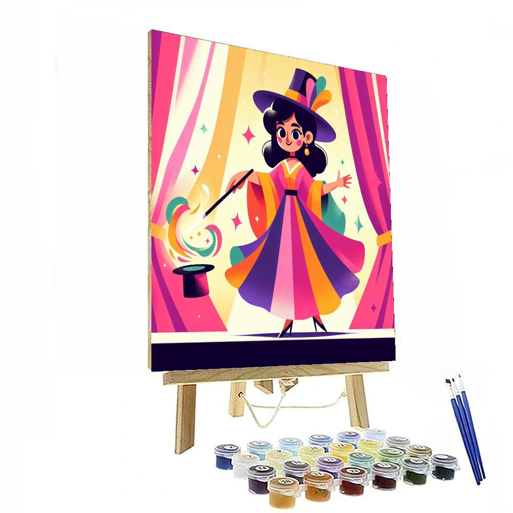 Magician's Enchanted Show DIY Paint By Numbers