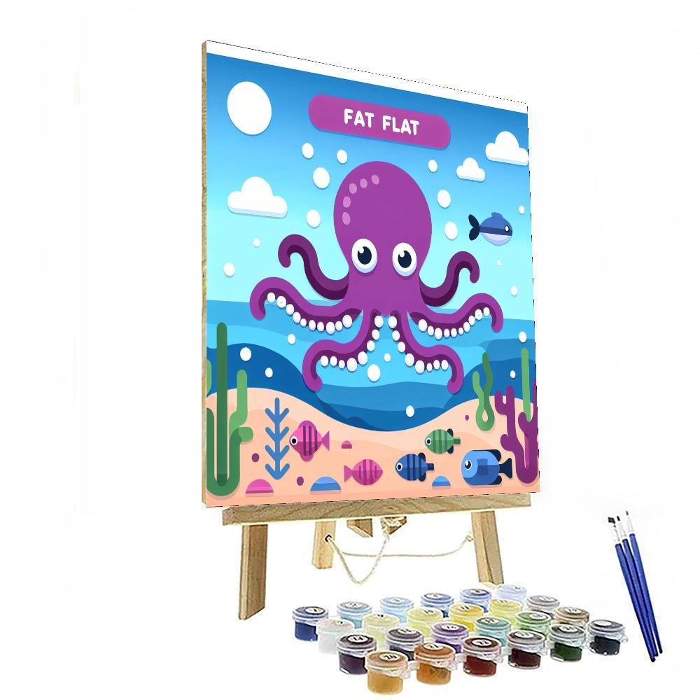 Clever Octopus Number Painting