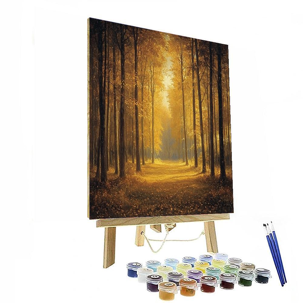 Jean-Baptiste-Camille Corot Inspired Enchanted Autumn  Paint By Numbers Kits