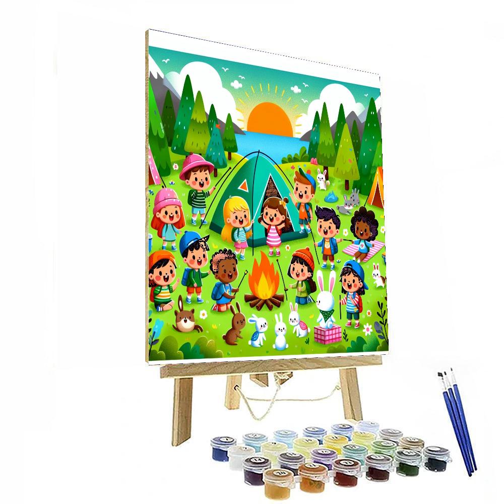 Adventure Camp Painting By Numbers Kit
