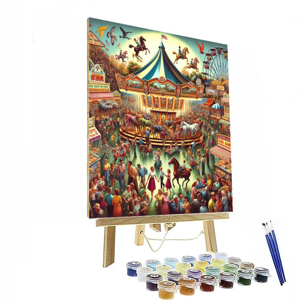Oklahoma State Fair DIY Paint By Numbers