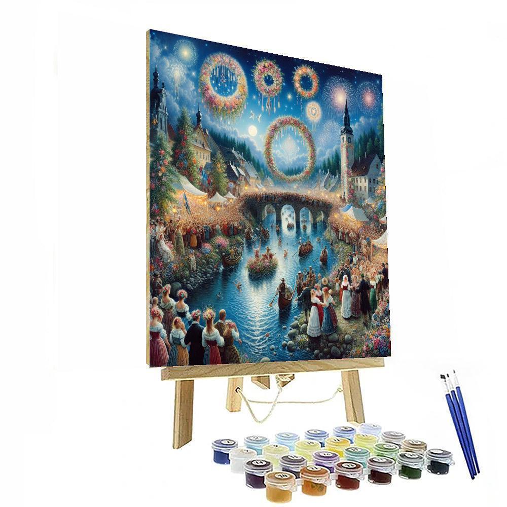 Krakow's Wianki Festival Paint By Numbers Kits