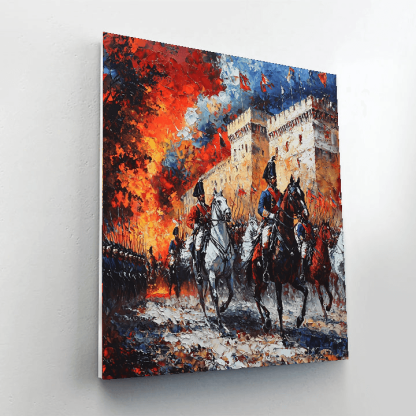 Eugene Delacroix Inspired Historic Journeys  Numbered Painting Kits