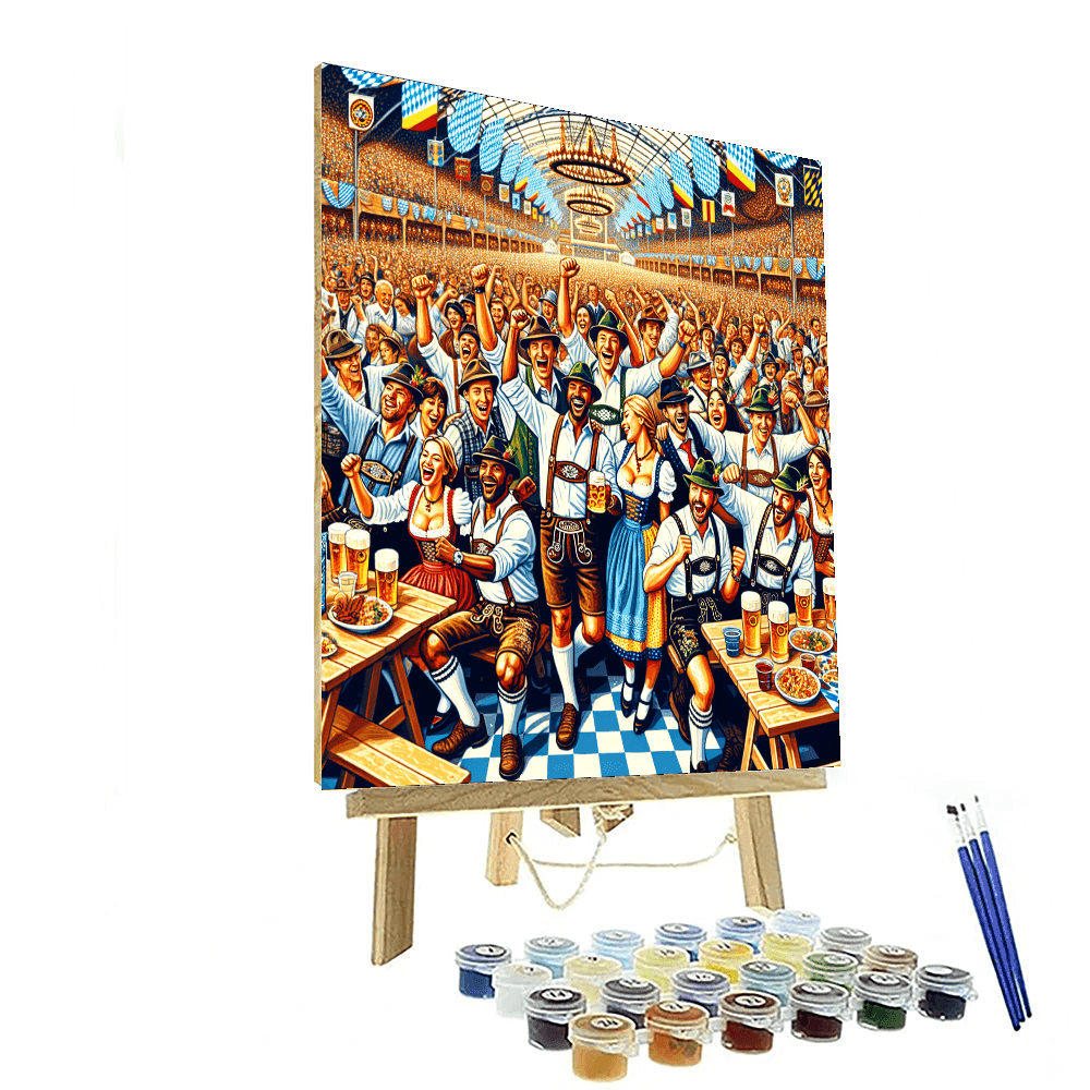 The Munich Oktoberfest Painting By Numbers Kit