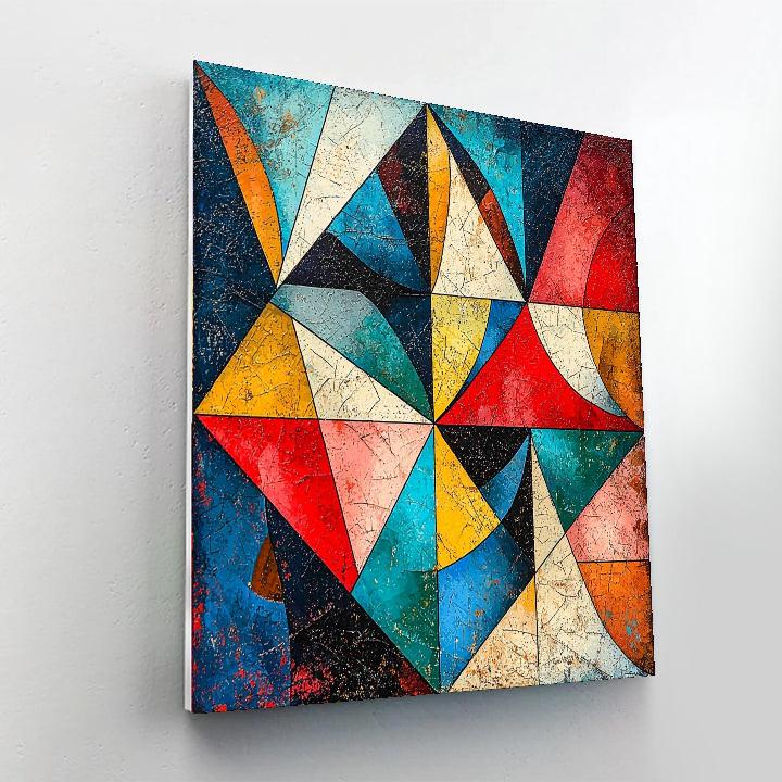 Pablo Picasso Inspired Picasso's Modern Geometry  Painting Number Kit