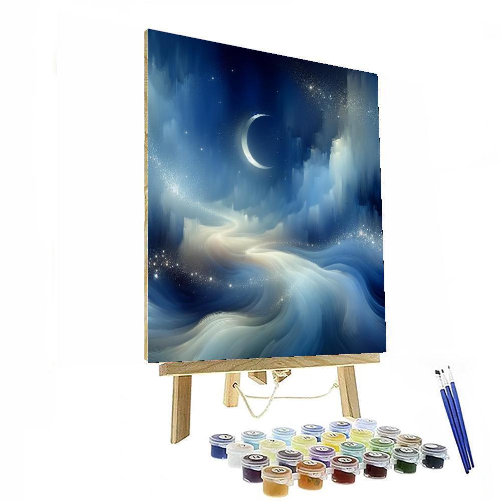Sapphire Night Vision Number Painting