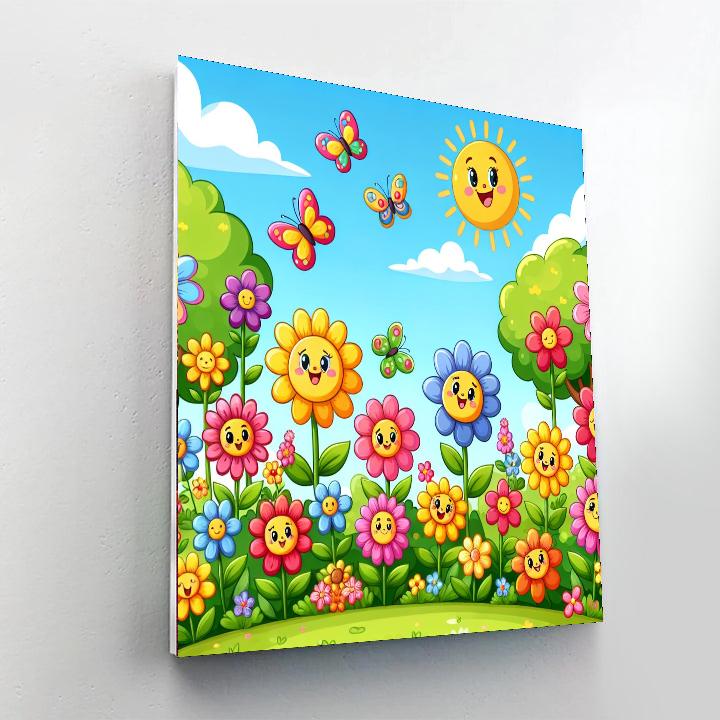 Joyful Flower Power Paint By Color