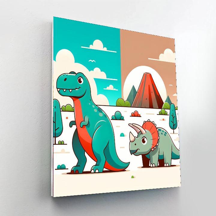 Dino Valley Expedition Paint By Numbers Kits
