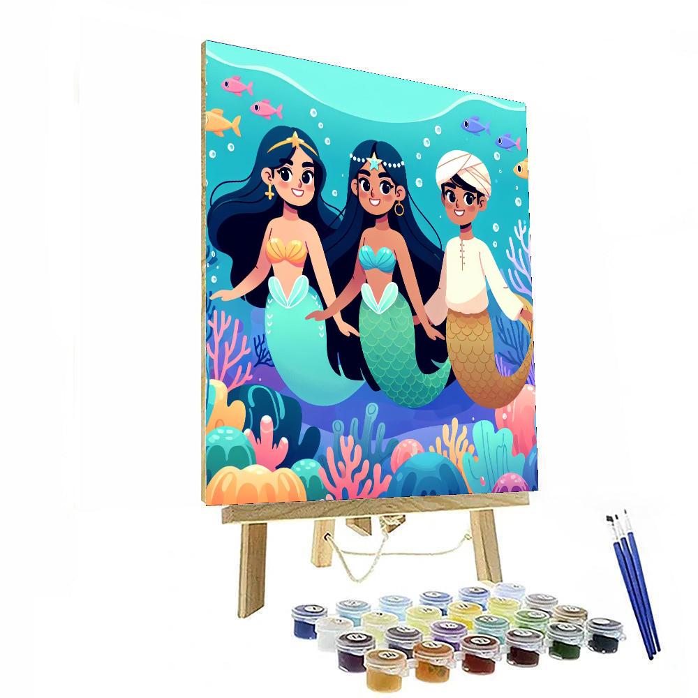 Undersea Kingdom Exploration Painting Number Kit