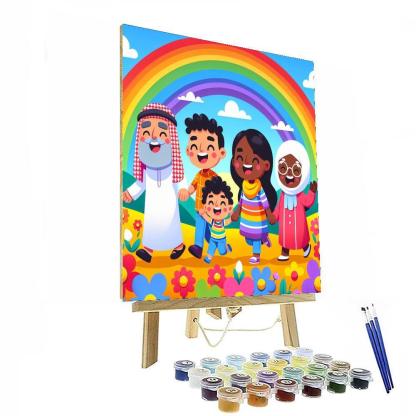Rainbow Adventure Crew Numbered Painting Kits