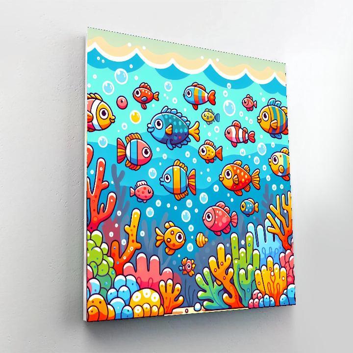 Exploring Underwater World Paint By Number