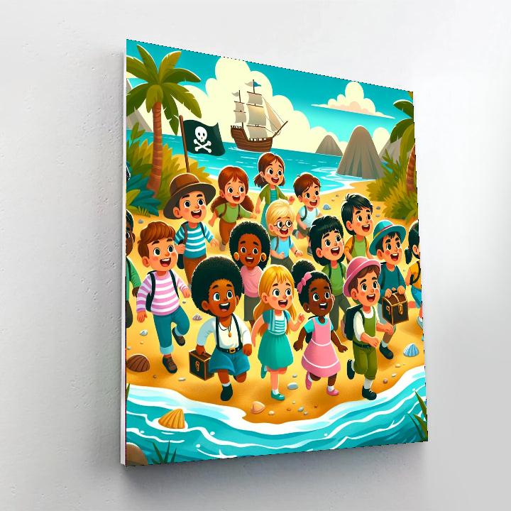 Adventurous Island Journey Paint By Number