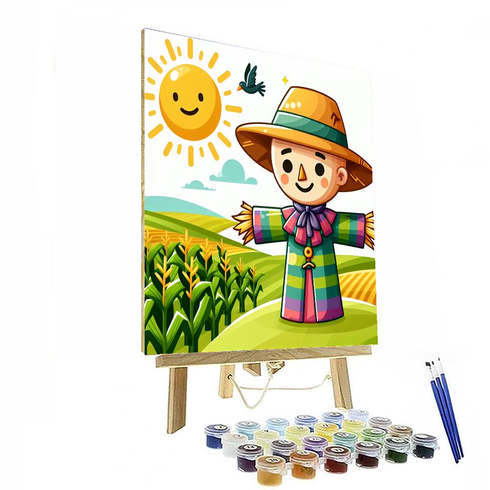 Jolly Scarecrow Paint By Color