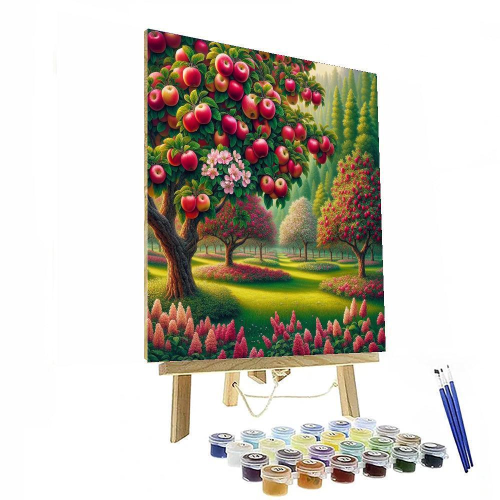 Peaceful Orchard Stroll Painting By Numbers Kit