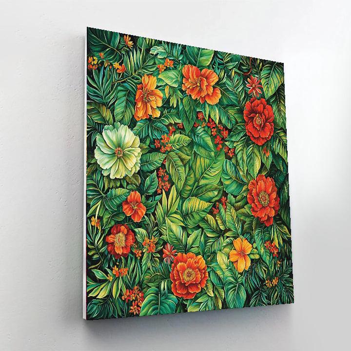 Frida Kahlo Inspired Tropical Resonance  Numbered Painting Kits